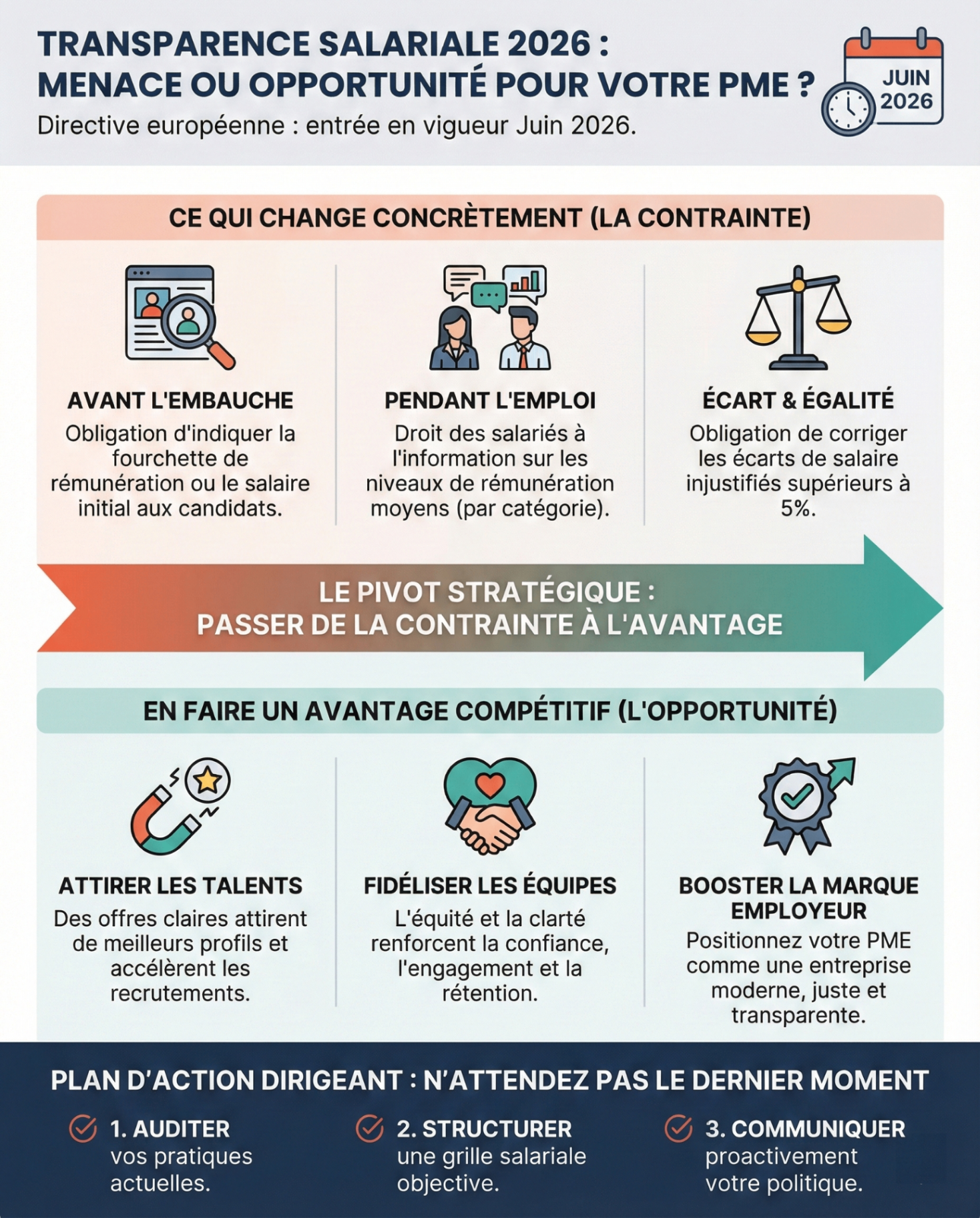 Transparence salariale 2026 : menace ou opportunité pour votre PME ?