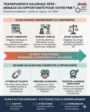 Transparence salariale 2026 : menace ou opportunité pour votre PME ?