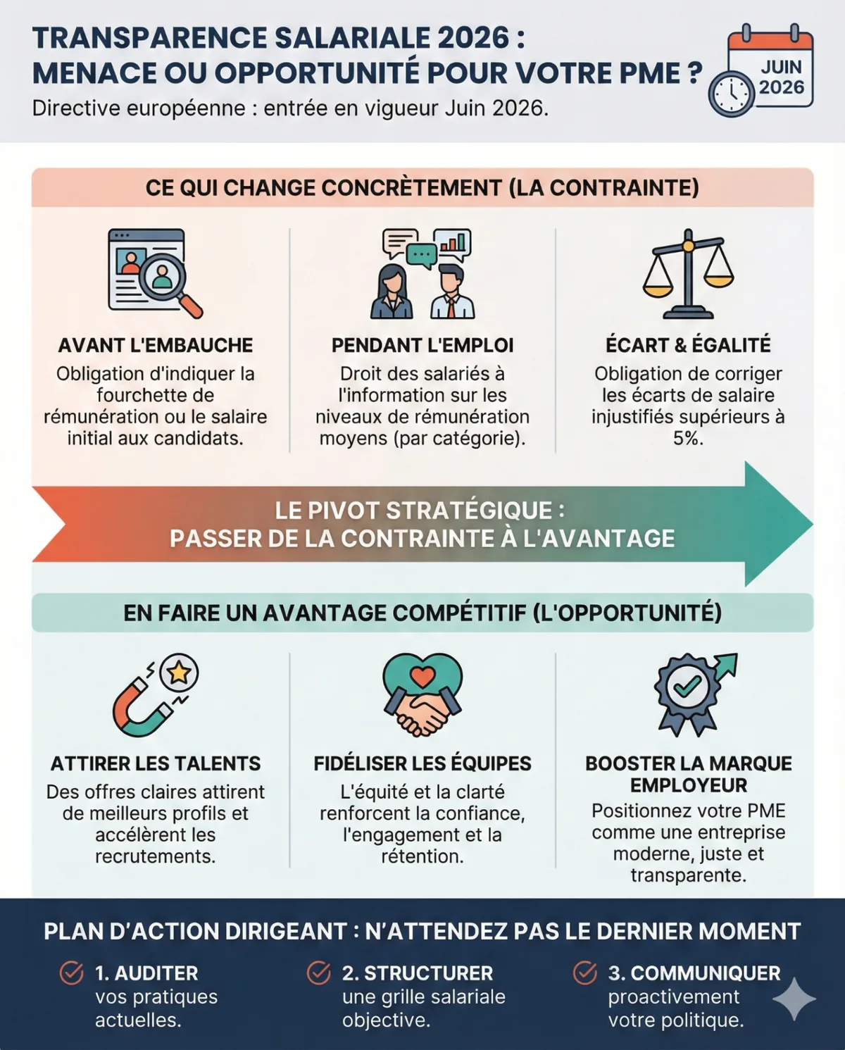 Transparence salariale 2026 : les changements et opportunités pour les PME